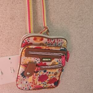 Lily Bloom Vibrant Multicolor Crossbody Bag